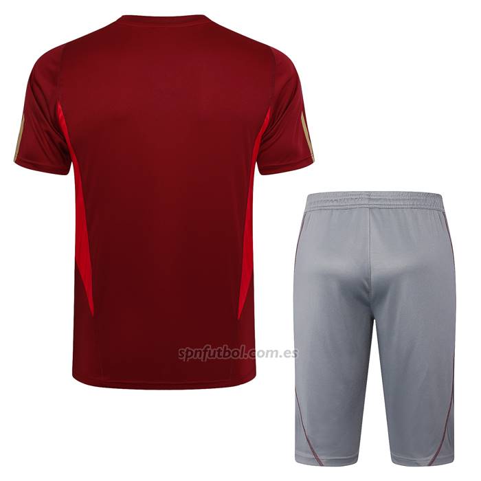 Chandal del Arsenal Manga Corta 2023-2024 Rojo - Pantalon Corto